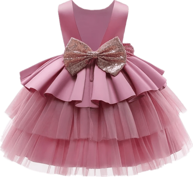 Vestido Bebé Niña Encaje Bautizo