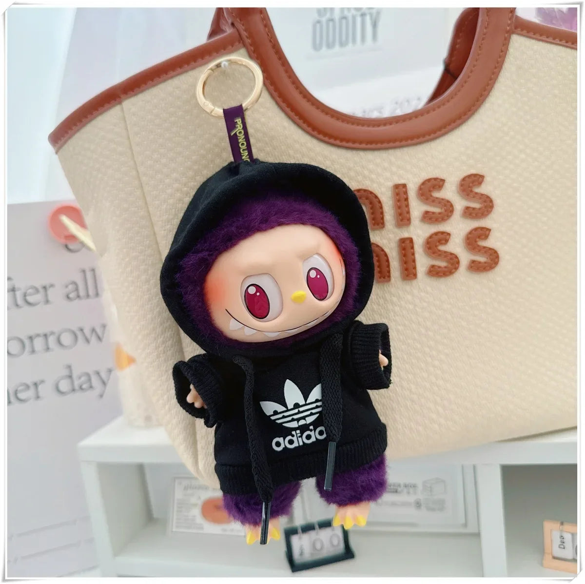 Set Sudadera y Pantalones para Labubu 15-17cm - Fashion Hoodie Universal - Huellitas de Vida