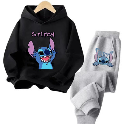 Sudadera Kawaii Anime Niños - Hoodie Stitch Manga 90s Otoño Casual - Huellitas de Vida