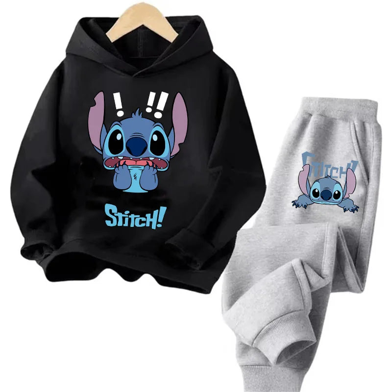 Sudadera Kawaii Anime Niños - Hoodie Stitch Manga 90s Otoño Casual - Huellitas de Vida