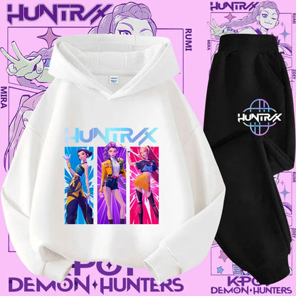 Conjunto Sudadera Niños K-pop - Sudadera y Pantalón 2 Piezas Estampado