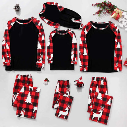 Pijama Navidad Familiar 2 Piezas - Conjunto Mamá Papá Niños Bebé Loungewear