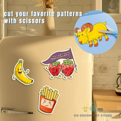 Rollo Papel Colorear DIY 300cm Niños - Papel Graffiti Adhesivo Educativo