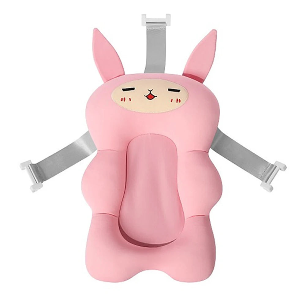 Almohadilla Baño Bebé Recién Nacido - Cojín Bañera Antideslizante Plegable