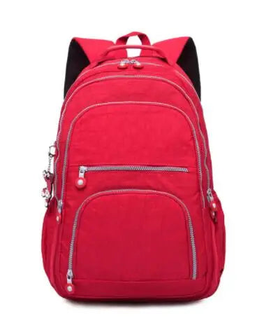 Mochila Escolar 2025 - Teenage Girl Nylon Impermeable Laptop - Huellitas de Vida
