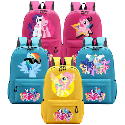 Mochila My Little Pony para Estudiantes - Gran Capacidad Vuelta al Cole - Huellitas de Vida