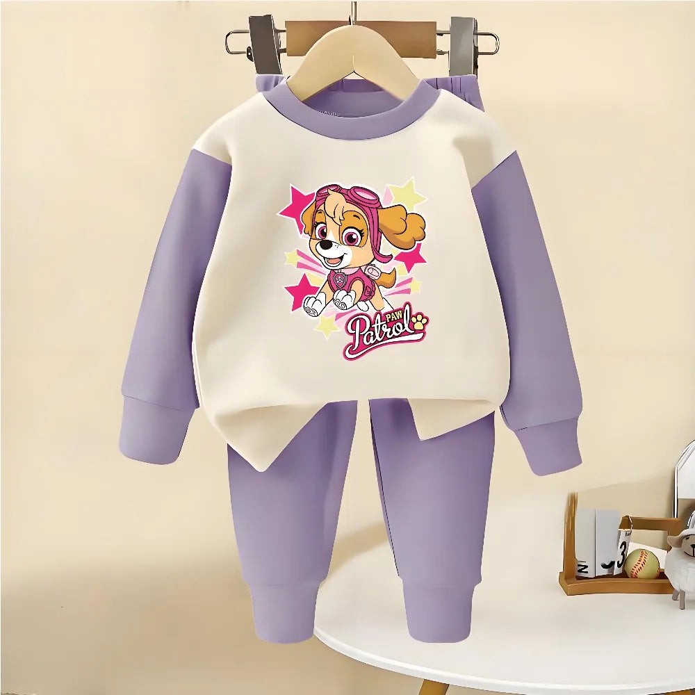 Pijama Paw Patrol Niños 9M-12 Años - Pijama Manga Larga Algodón Primavera Otoño