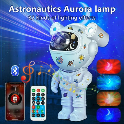 Lámpara Nocturna LED Interrogación Gaming - Luz Mesa USB Astronauta Habitación Niños Regalo - Huellitas de Vida