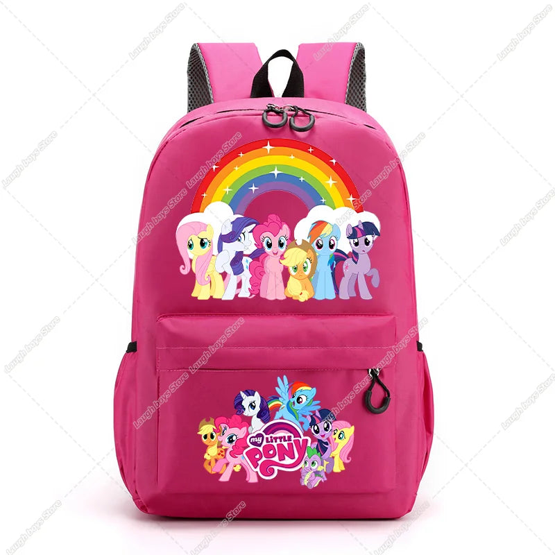 Mochila My Little Pony para Estudiantes - Gran Capacidad Vuelta al Cole - Huellitas de Vida