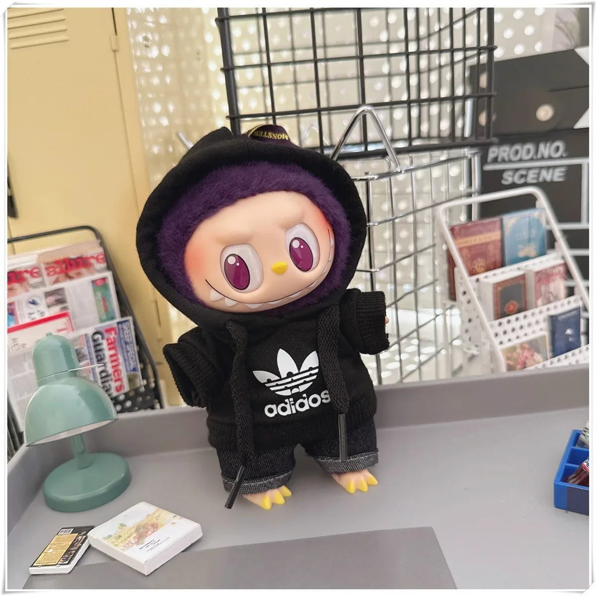 Set Sudadera y Pantalones para Labubu 15-17cm - Fashion Hoodie Universal - Huellitas de Vida
