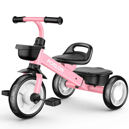 Bicicleta Equilibrio 3 Ruedas Sin Pedales 3-5 Años - Triciclo Andador Niños Regalo