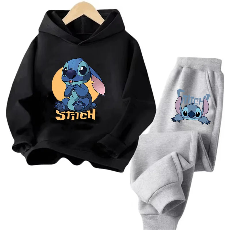 Sudadera Kawaii Anime Niños - Hoodie Stitch Manga 90s Otoño Casual - Huellitas de Vida