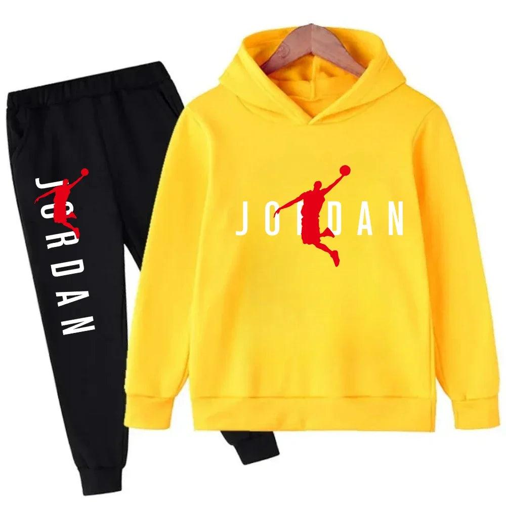 Conjunto Deportivo Slam Dunk Niños - Sudadera y Pantalón Baloncesto 2 Piezas