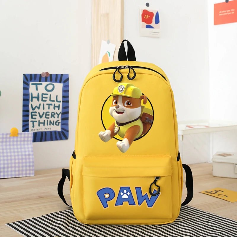 Mochila Paw Patrol Impermeable Nylon - Alta Capacidad para Estudiantes - Huellitas de Vida