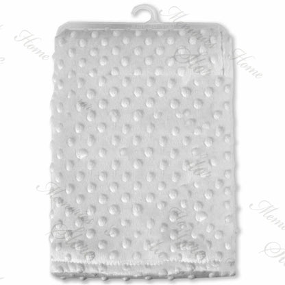 Manta Personalizada Cochecito Bebé - Manta Suave Nombre Bordado Regalo Recién Nacido Baby Shower - Huellitas de Vida