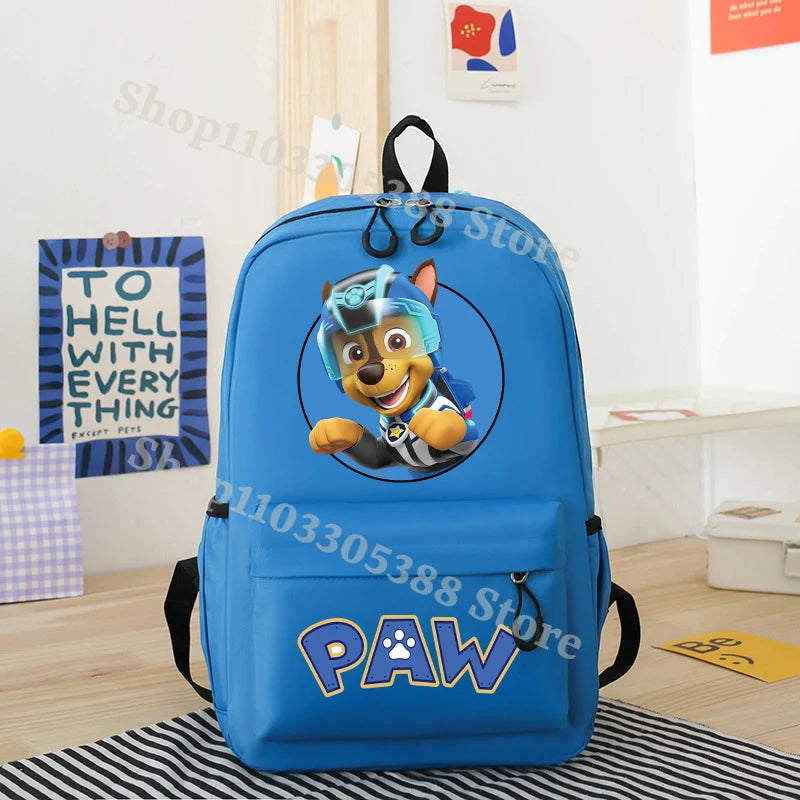 Mochila Paw Patrol Impermeable Nylon - Alta Capacidad para Estudiantes - Huellitas de Vida