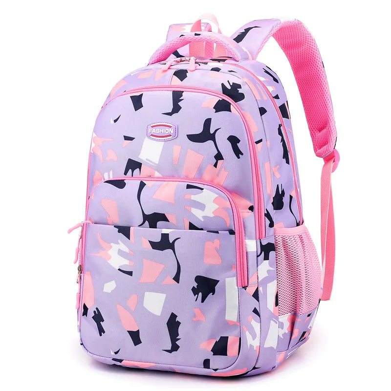 Mochila para Niñas Primaria Grados 4-6 - Elementary School Girls Backpack - Huellitas de Vida