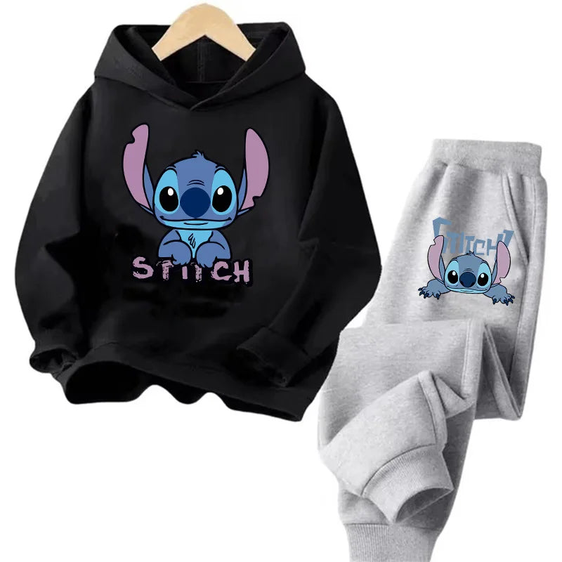 Sudadera Kawaii Anime Niños - Hoodie Stitch Manga 90s Otoño Casual - Huellitas de Vida