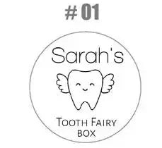 Caja Personalizada Ratoncito Pérez Madera - Caja Dientes Leche Nombre Personalizable Regalo Niños - Huellitas de Vida