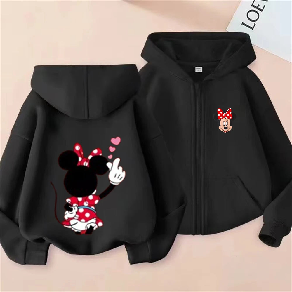 Sudadera Capucha Mickey Mouse Donald Duck Niños 3-12 Años - Hoodie Cremallera Disney