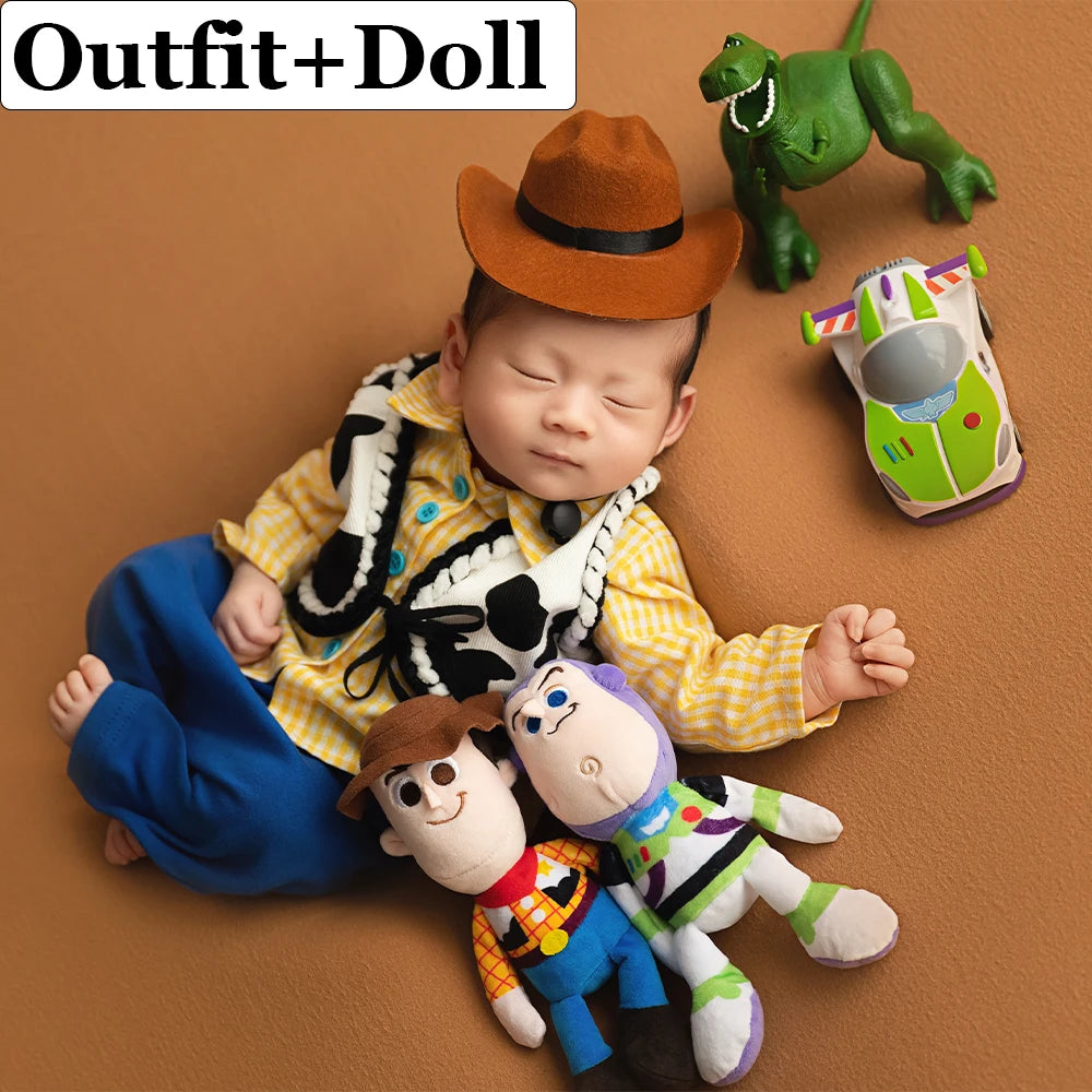 Outfit Fotografía Recién Nacido Anime - Disfraz Cosplay Niño Sesión Fotos Estudio Accesorios - Huellitas de Vida