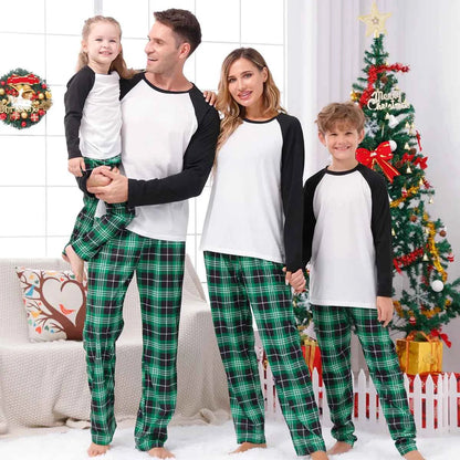 Pijama Navidad Familiar 2 Piezas - Conjunto Mamá Papá Niños Bebé Loungewear