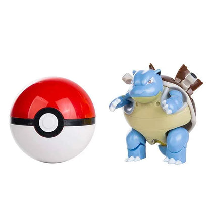Figura Pokémon Blastoise Transformable - Pokeball Acción Deformación Niños Regalo