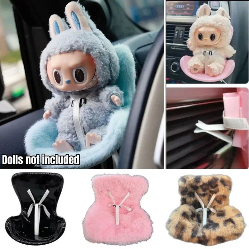 Asiento Aromático Labubu para Coche - Decoración Salida de Aire 15-17cm - Huellitas de Vida