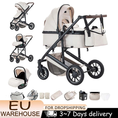 Cochecito Bebé 3 en 1 Portátil