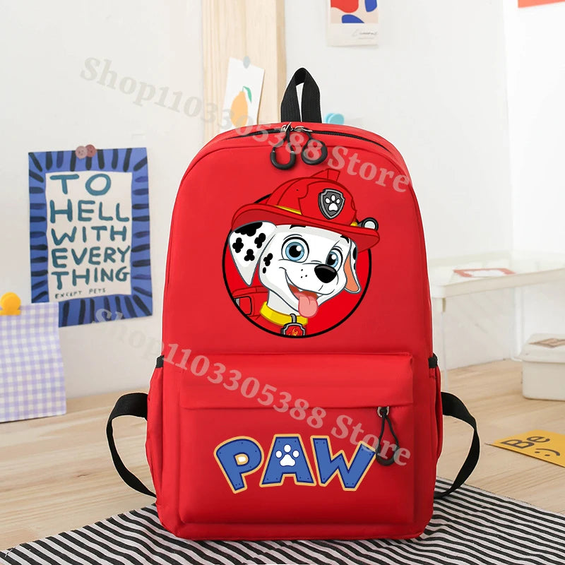 Mochila Paw Patrol Impermeable Nylon - Alta Capacidad para Estudiantes - Huellitas de Vida