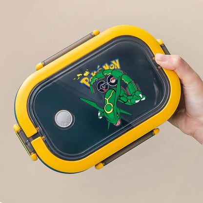 Fiambrera Bento Pokémon Pikachu Capa Simple - Gran Capacidad Niños - Huellitas de Vida