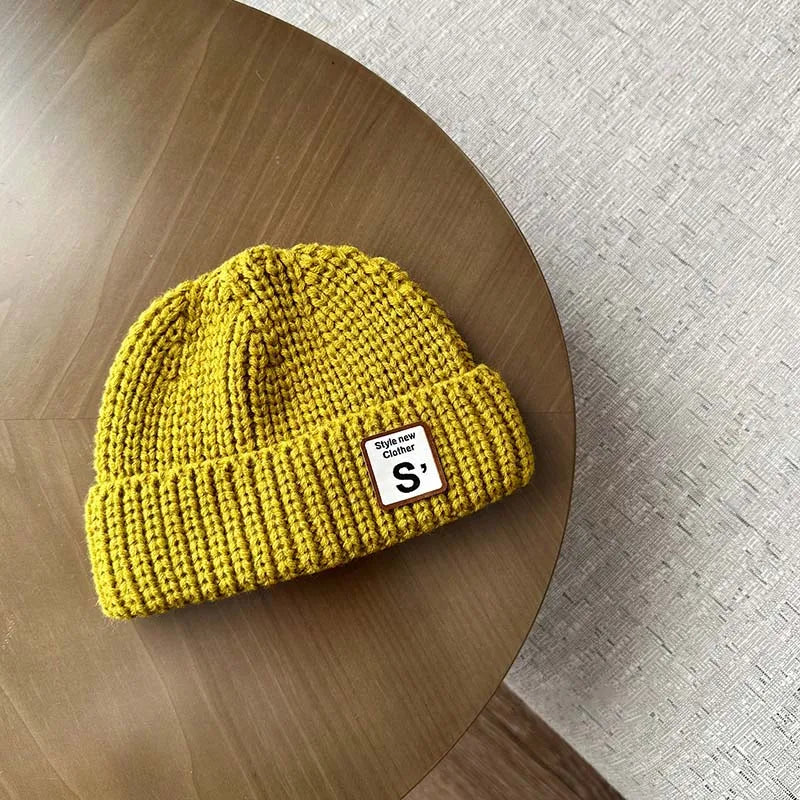 Gorro Bebé Letra S Invierno
