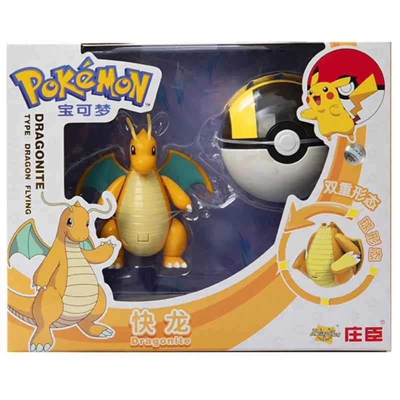Figura Pokémon Blastoise Transformable - Pokeball Acción Deformación Niños Regalo