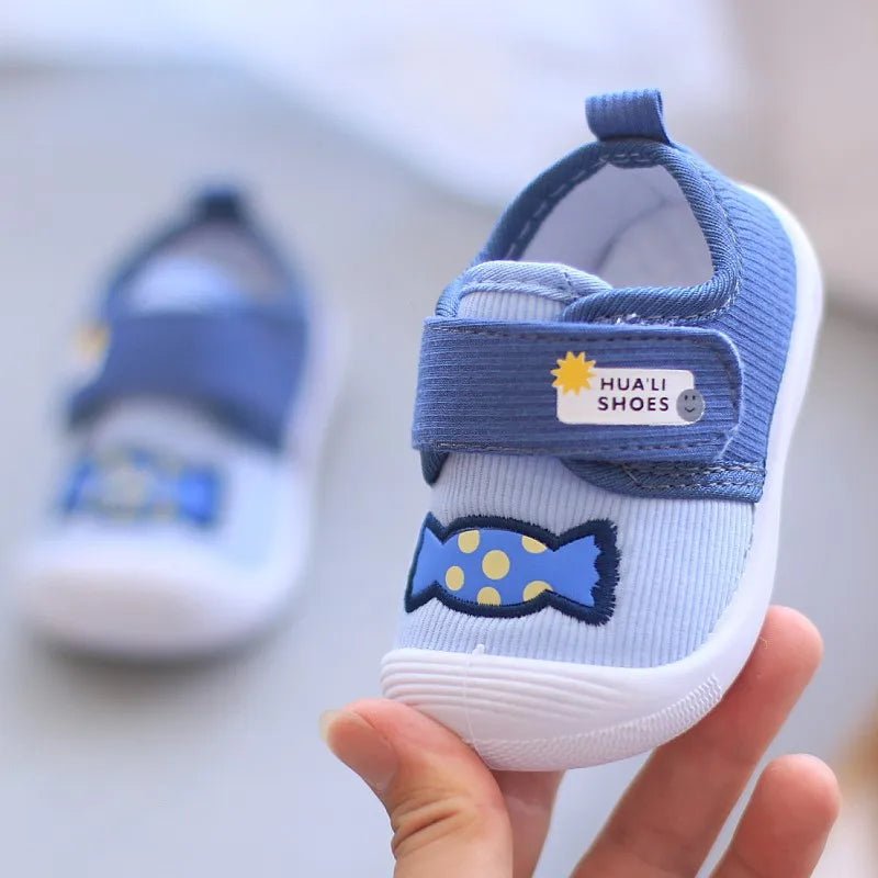 Zapatos para Bebé Suela Suave con Sonido - Anti-Patadas Funcionales - Huellitas de Vida