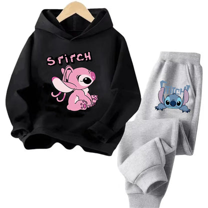 Sudadera Kawaii Anime Niños - Hoodie Stitch Manga 90s Otoño Casual - Huellitas de Vida