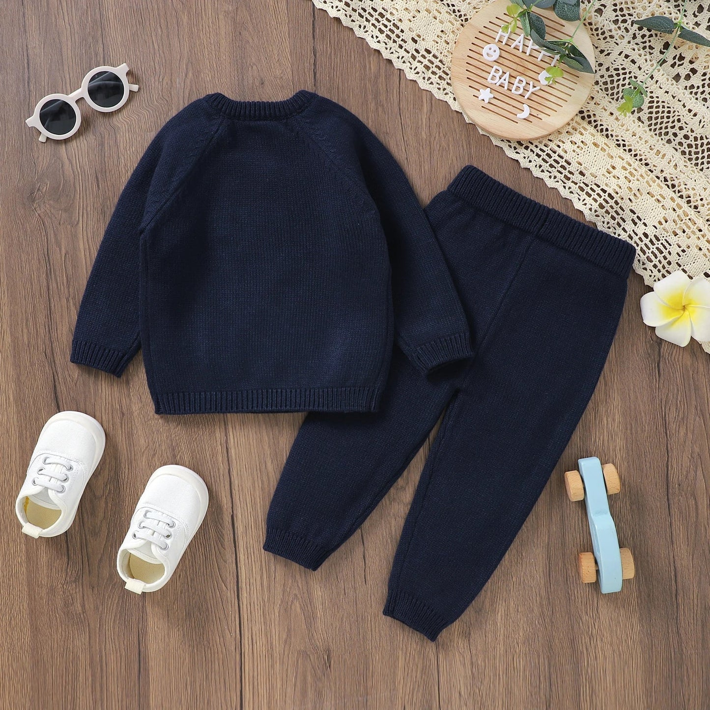 Conjunto Bebé Recién Nacido Punto