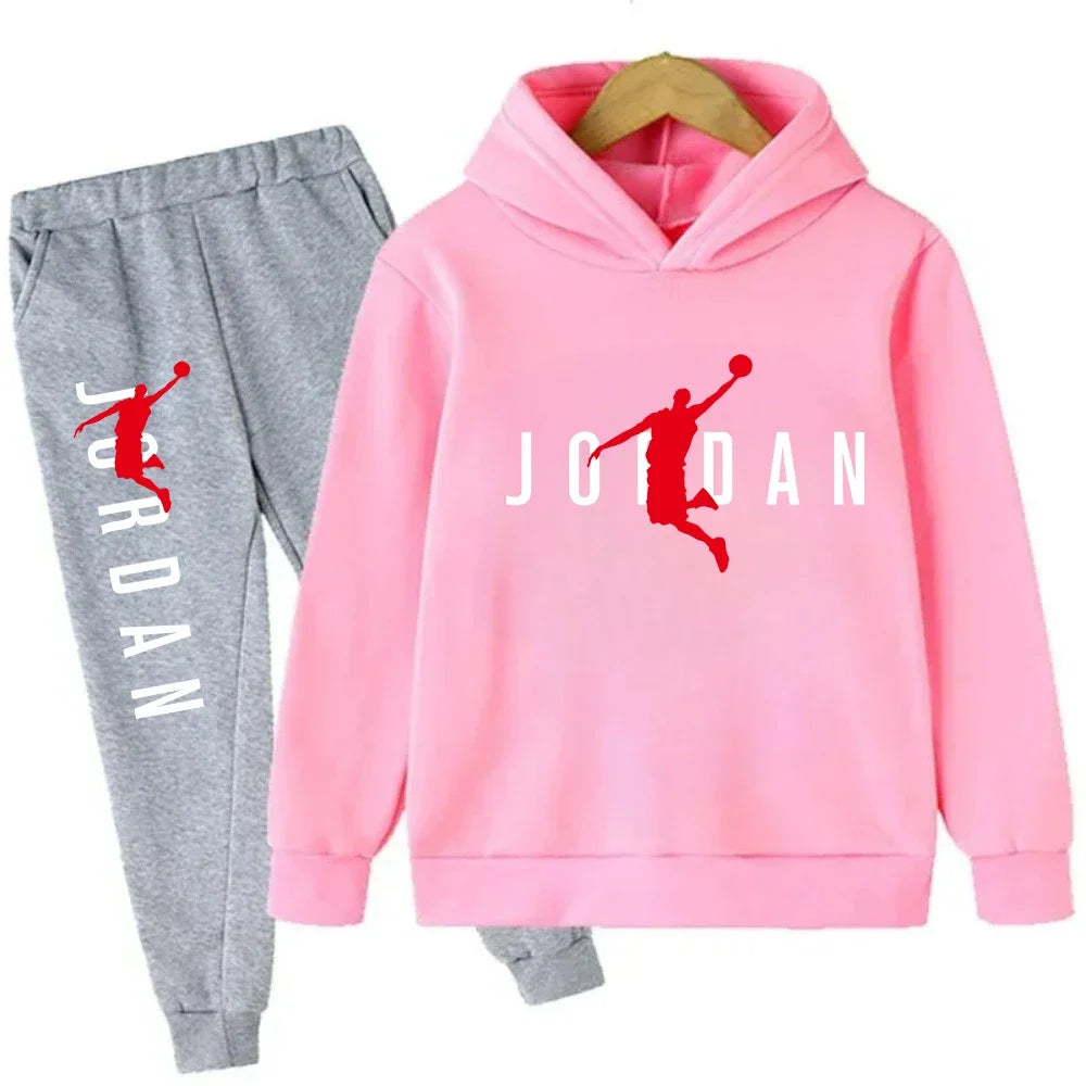 Conjunto Deportivo Slam Dunk Niños - Sudadera y Pantalón Baloncesto 2 Piezas