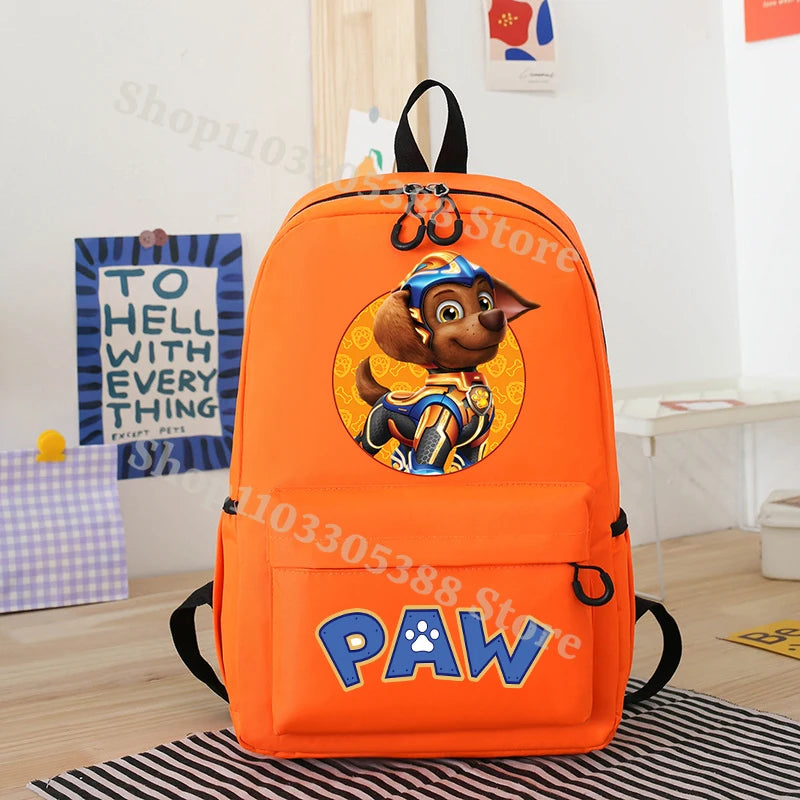 Mochila Paw Patrol Impermeable Nylon - Alta Capacidad para Estudiantes - Huellitas de Vida