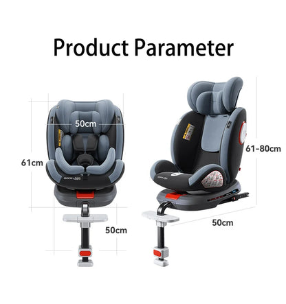 Silla Coche Bebé Isofix 0-12 Años Altura Ajustable - Seguridad Infantil ECE R129