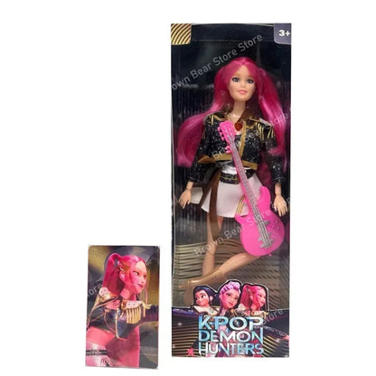 Muñeca Vinilo Anime K-Pop 30cm Rumi Mira Zoey - Cazadores Demonios Regalo Niñas