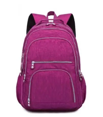 Mochila Escolar 2025 - Teenage Girl Nylon Impermeable Laptop - Huellitas de Vida