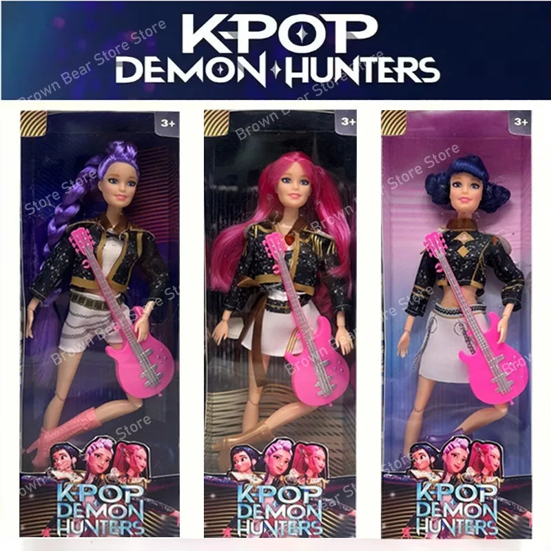 Muñeca Vinilo Anime K-Pop 30cm Rumi Mira Zoey - Cazadores Demonios Regalo Niñas