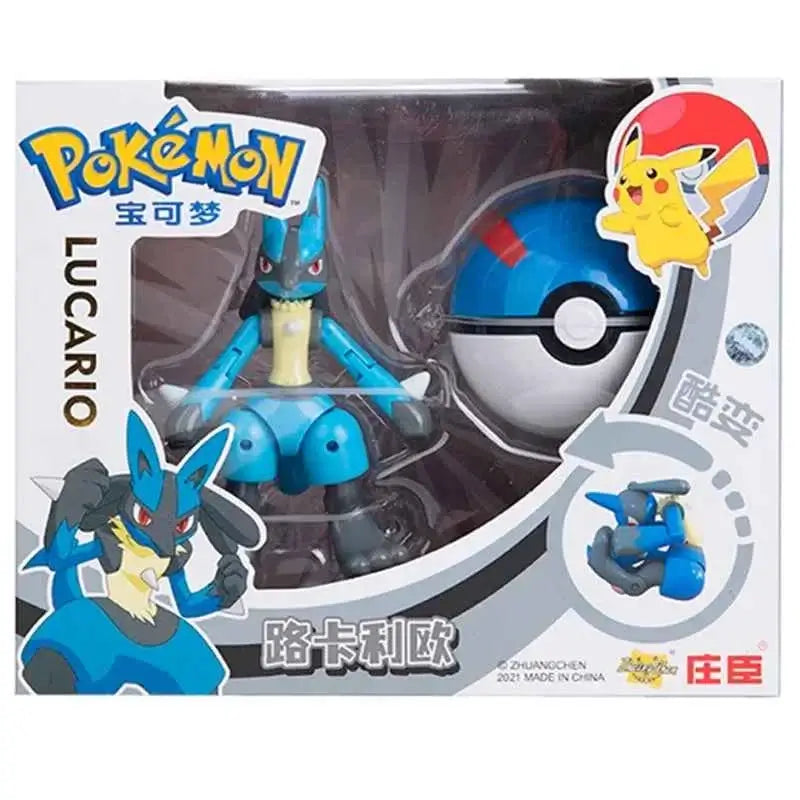 Figura Pokémon Blastoise Transformable - Pokeball Acción Deformación Niños Regalo