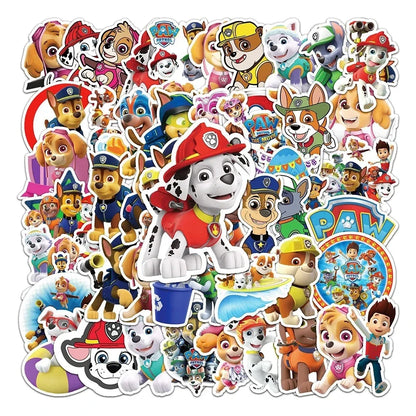Pegatinas Paw Patrol Chase Impermeables - DIY Decoración Creativa Niños - Huellitas de Vida