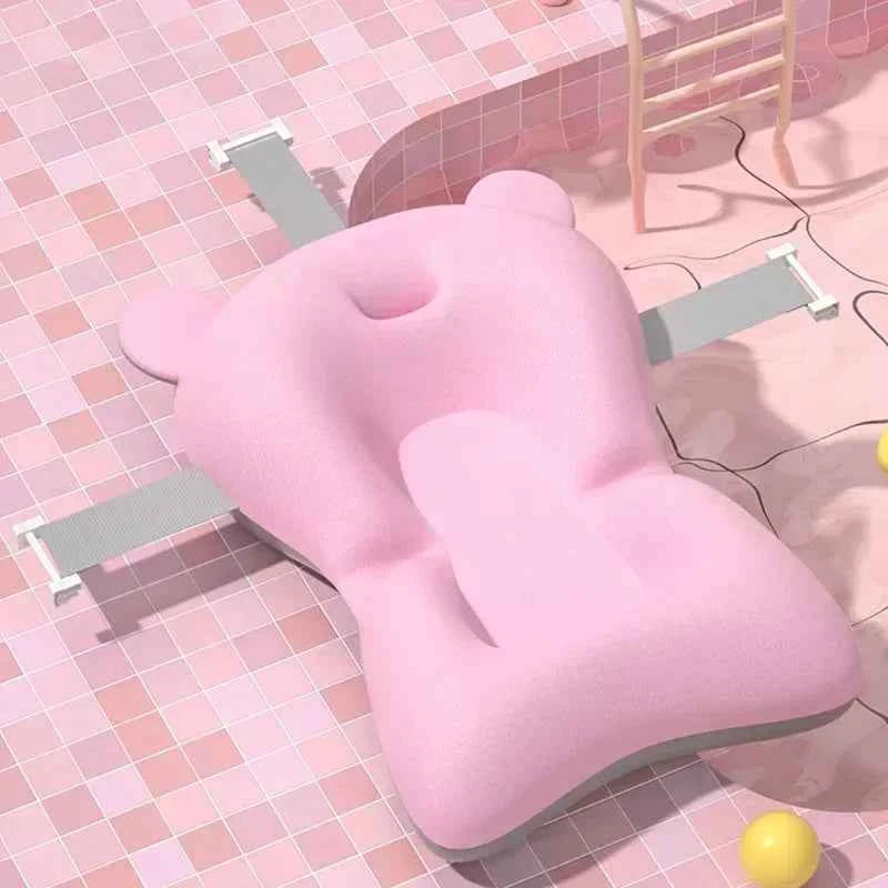 Bañera Bebé Plegable Silicona con Termómetro - Antideslizante Sensor Temperatura