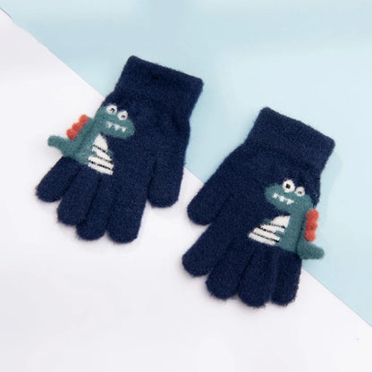 Guantes Invierno Niños 4-8 Años Dinosaurio