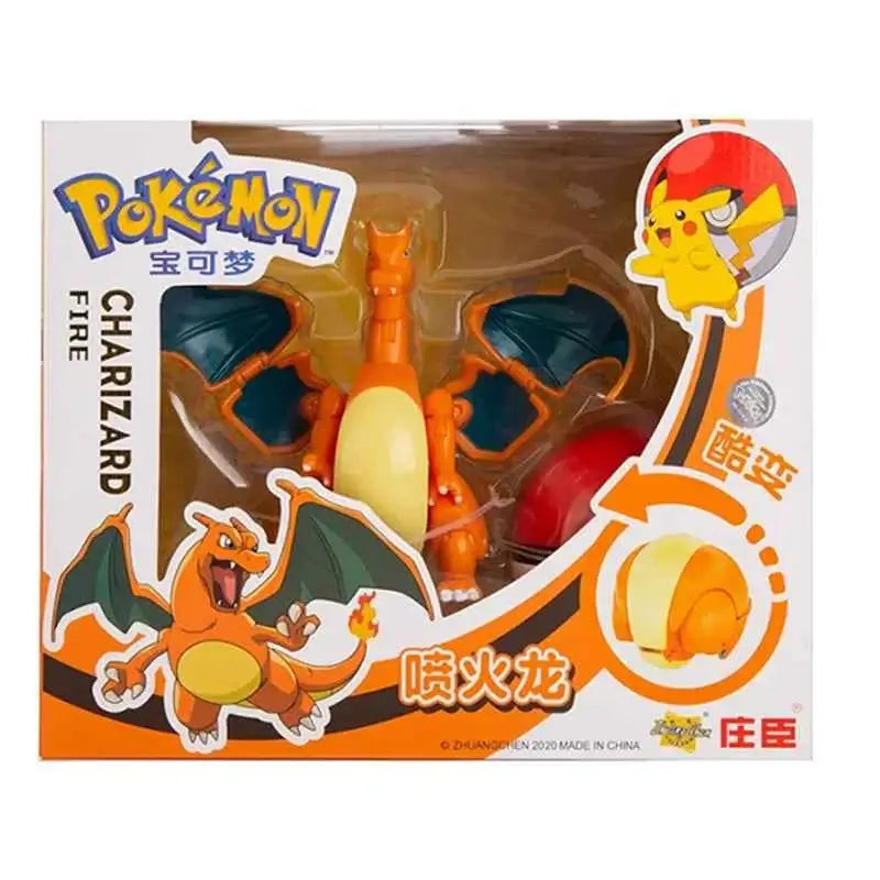 Figura Pokémon Blastoise Transformable - Pokeball Acción Deformación Niños Regalo