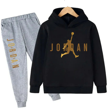 Conjunto Deportivo Slam Dunk Niños - Sudadera y Pantalón Baloncesto 2 Piezas