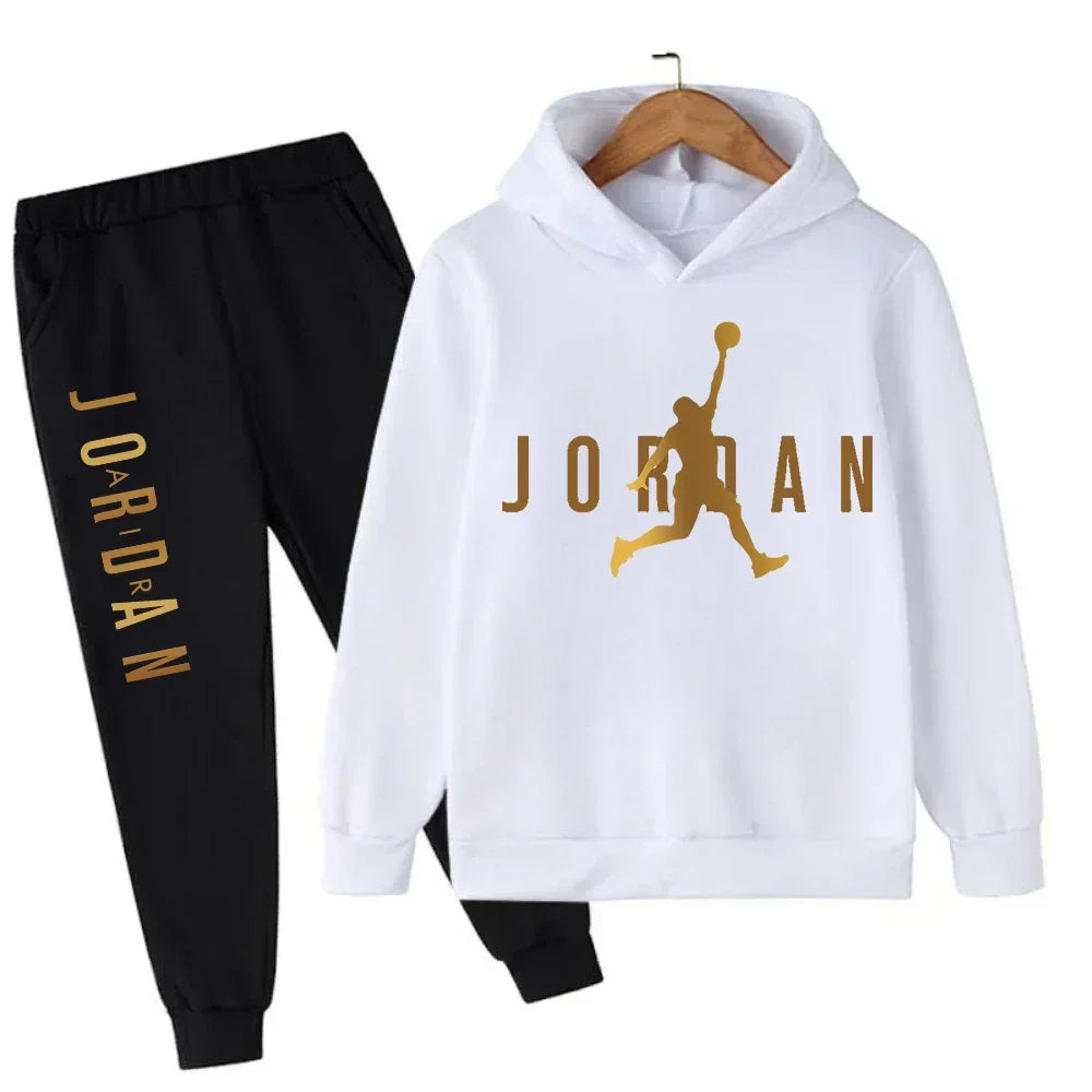 Conjunto Deportivo Slam Dunk Niños - Sudadera y Pantalón Baloncesto 2 Piezas