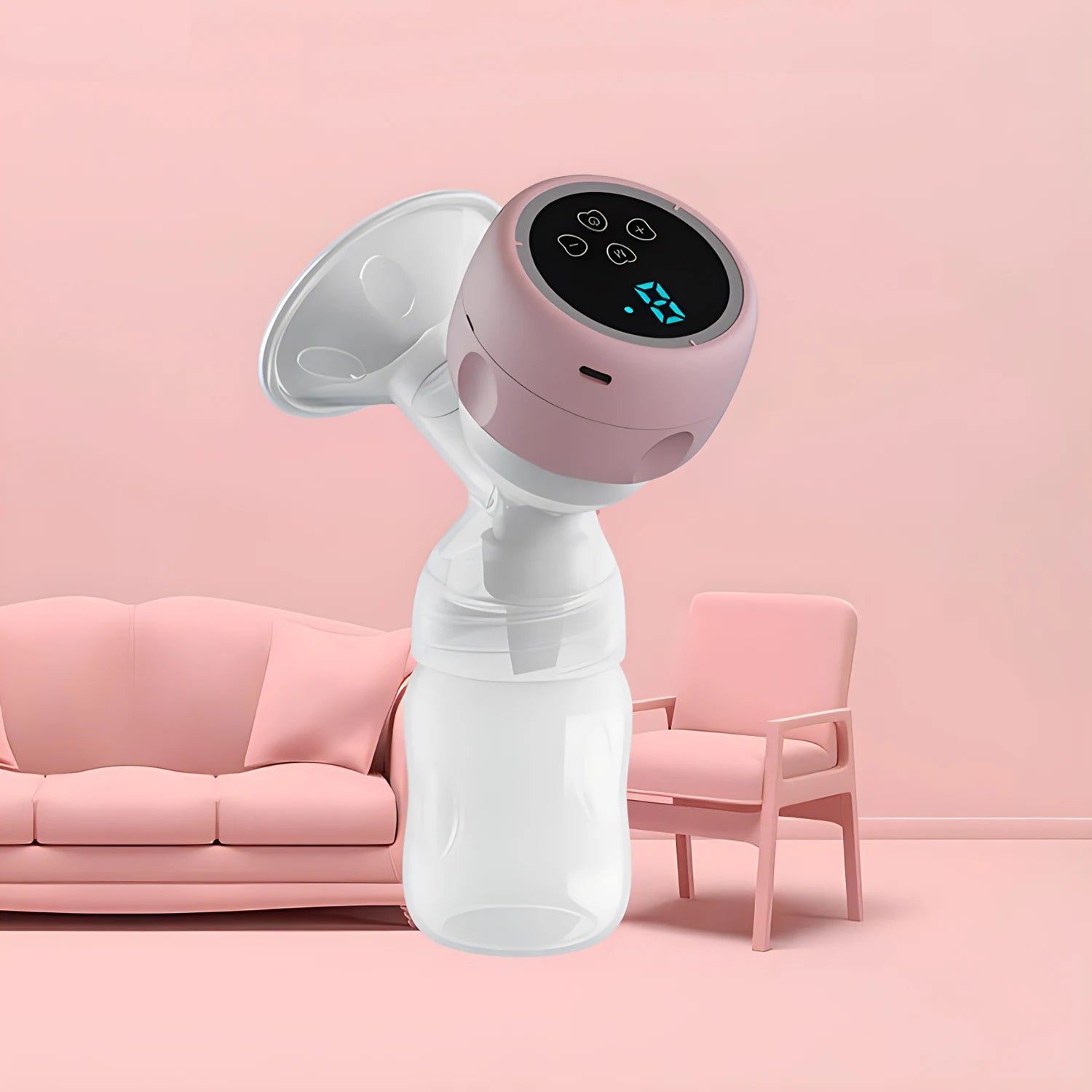 Extractor de Leche Eléctrico Portátil USB - Silencioso y Automático Sin BPA - Huellitas de Vida